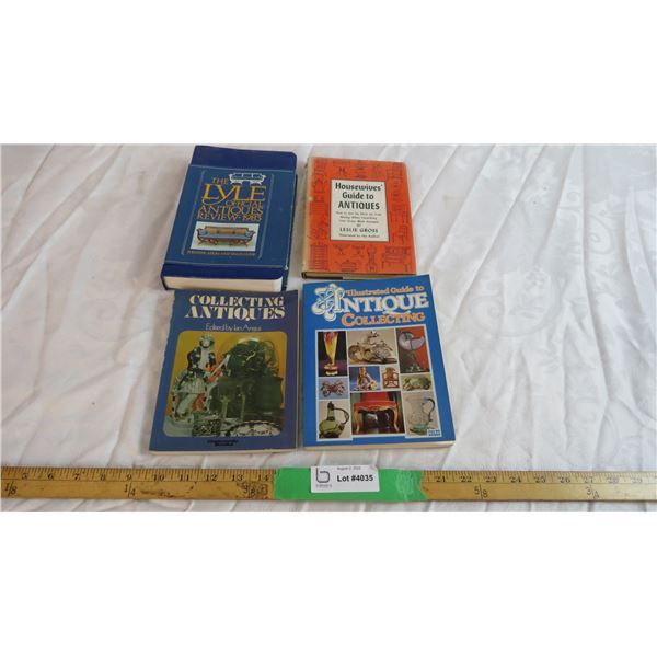 (4) Assorted Antique books