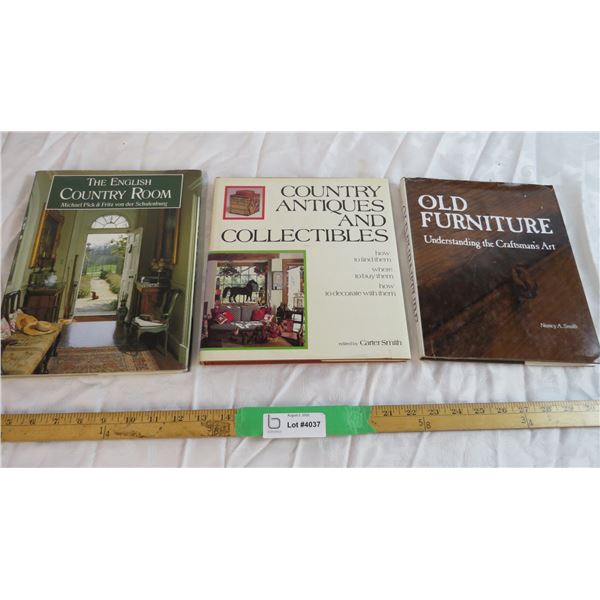 (3) Assorted antique collecting books