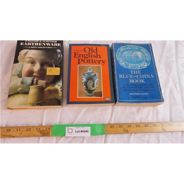 (3) Assorted pottery books