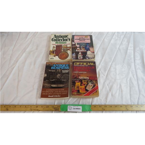 (4) Assorted Antique collecting books