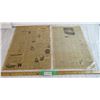Image 1 : (2) 1925 Newspaper sheets