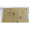 Image 2 : (2) 1925 Newspaper sheets