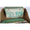 Image 3 : Box of assorted licence plates