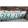 Image 3 : Box of assorted licence plates