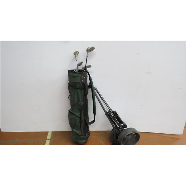 *Golf club carrier and wheeler