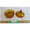 Image 1 : Glass candy dish with lid