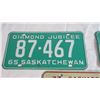 Image 2 : Saskatchewan Licence plates 1965 and 1973