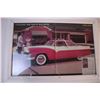 Image 3 : (2) 1950-60’s Car Pictures (Matted 19.5x15.75 Framed 20x14)