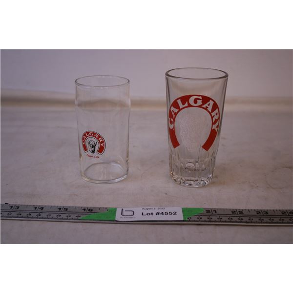 (2)Calgary Beer Glasses