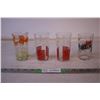 Image 1 : (4) Assorted Glass Tumblers