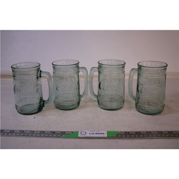 (4) Coca-cola Mugs