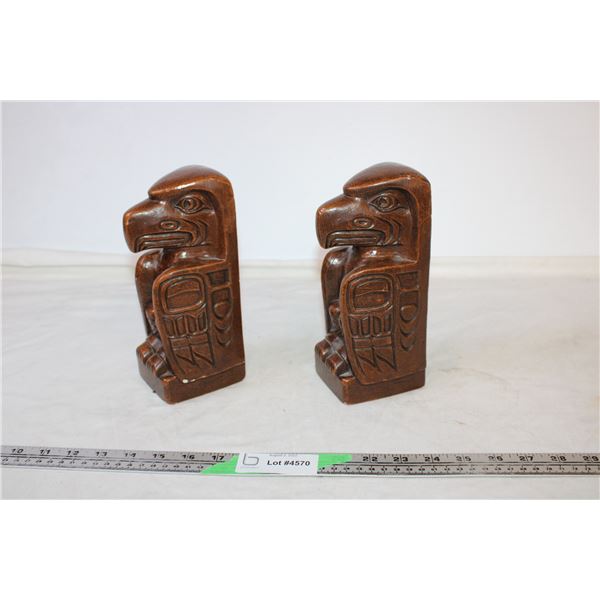 Pair of Totem Bookends