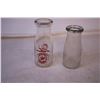 Image 2 : (2) Vintage Milk Bottles