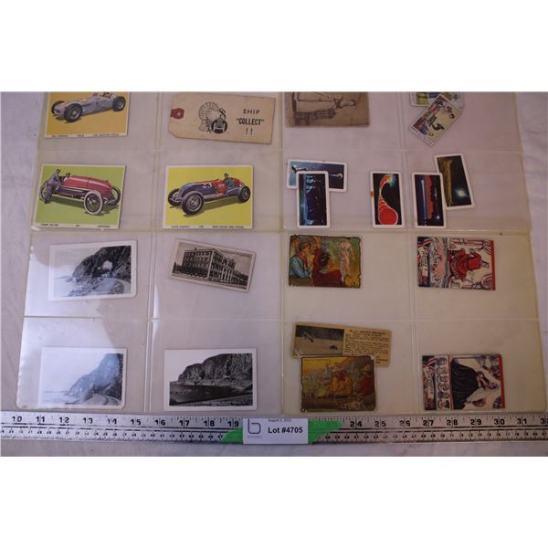 (21) Assorted Collectible Chocolate Bar Cards In Sleeves