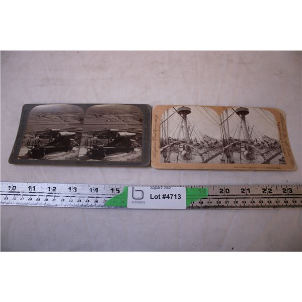 (2) Vintage Viewer Cards