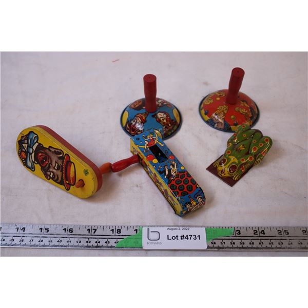 (5) Vintage Tin Toys