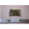 Image 1 : Bag of Mini Marbles w/ Orange/Yellow/Green Swirl