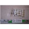Image 1 : (12) White Marbles and a White Shooter