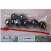 Image 1 : (7)Large Pearl Mirror Marbles