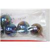 Image 3 : (7)Large Pearl Mirror Marbles