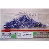 Image 1 : Bag Of Blue Marbles and Shooter w/ White Swirls