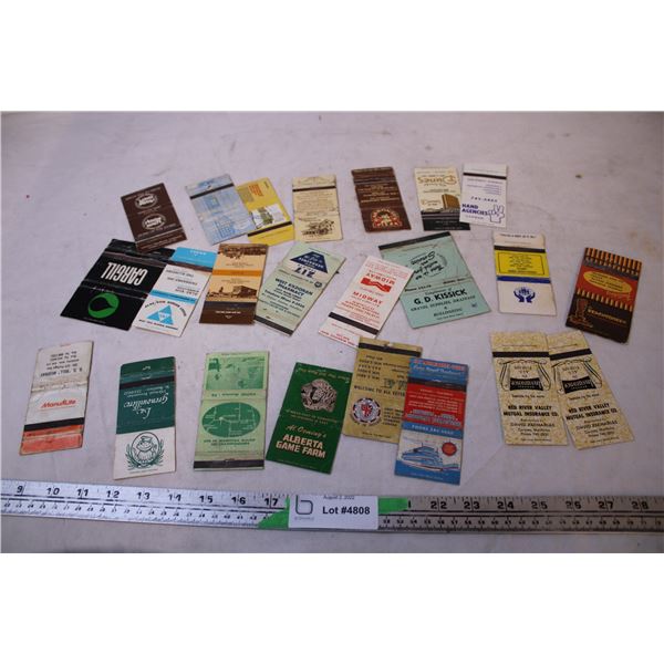 (23) Opened Matchbooks