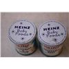 Image 2 : (2) Heinz Paper Label Baby Food Tins