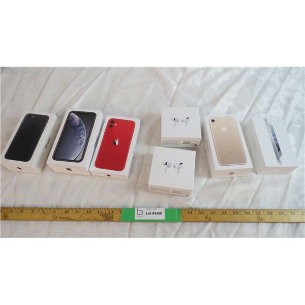 Assorted (Empty) Iphone and Airpods boxes - no contents