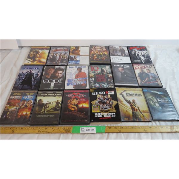 (18) Assorted DVDS