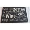 Image 2 : Coffee and Wine Wall art