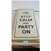 Image 1 : *Keep calm and Party On Wall Art