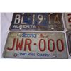 Image 2 : (2) Alberta and (2) Saskatchewan Plates