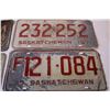 Image 3 : (2) Alberta and (2) Saskatchewan Plates