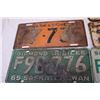 Image 2 : (5) Licence Plates (1939,57,61,65 and 70)