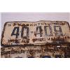 Image 4 : (5) Licence Plates (1939,57,61,65 and 70)