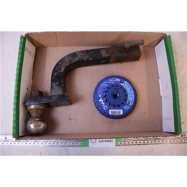 Trailer Hitch and Course Stripping Disk