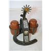 Image 4 : Cowboy Themed Candle Holder and S&P Shaker/holder