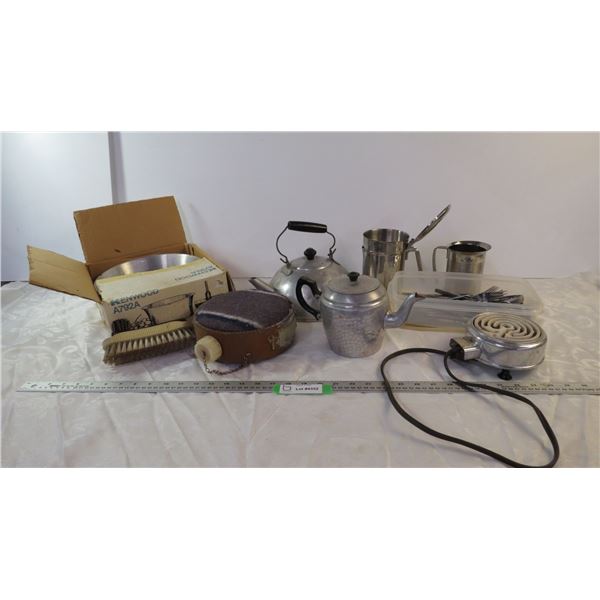 Teapots, Mixer Attachment, Cutlery, Misc