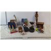 Image 1 : Tabletop Lighter, Ceramic Nativity Set, Wood Items