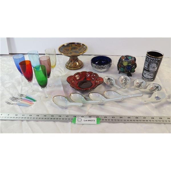 Glasses, Glass Decor Items, Misc