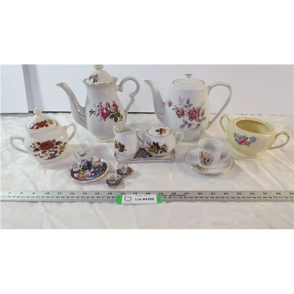 Tea Pots, Cream/Sugar Set, Misc