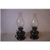 Image 2 : (2) Vintage Kerosene Lamps