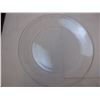 Image 4 : (8) Clear plates Arcoroc France,2 serving plates