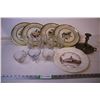 Image 1 : Glasses and Plates w/ Candle Stick Holder