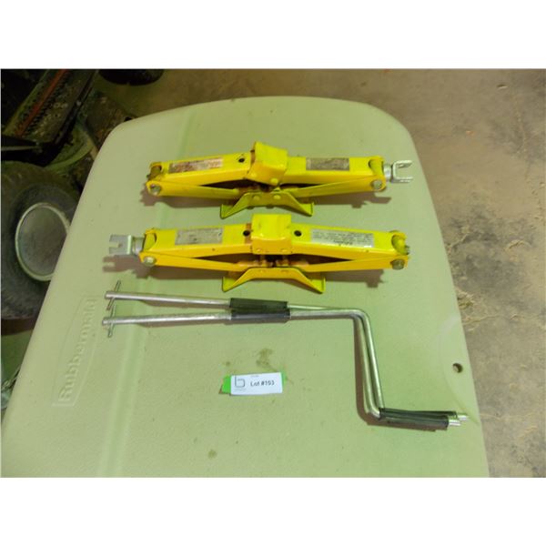 (2) Scissor Jacks with Handles