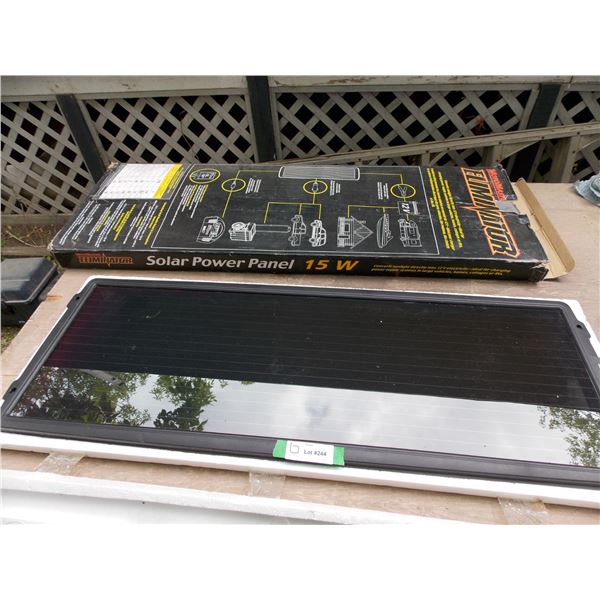 Motomaster Eliminator Solar 12V Power Panel