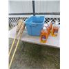 Image 1 : (2) Tiki Torches with Supplies, (4) Full Bottles Citronella, (2) partial Bottles Citronella