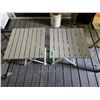 Image 1 : (2) Aluminum Folding Tables