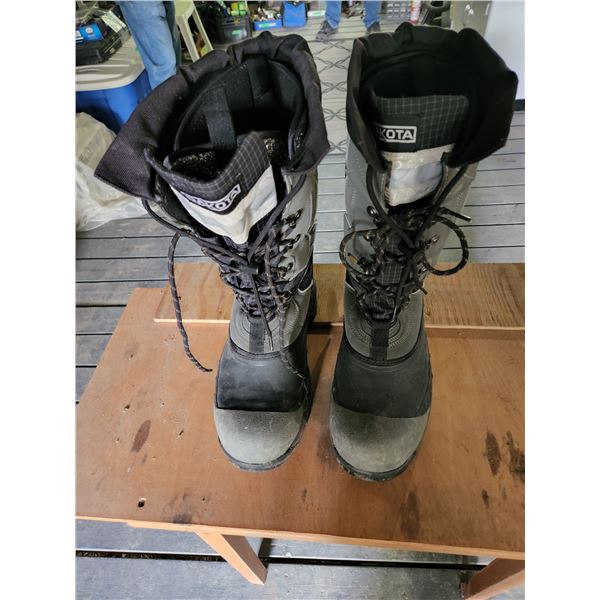 Dakota Steel Toe Snowmobile Boots-size 10