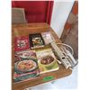 Image 1 : (4) Cookbooks + surge protector, floor protectors